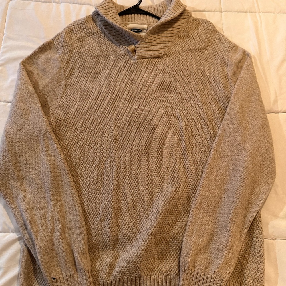 Old Navy Men's Tan Turtleneck Sweater